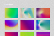 Retro grainy gradient backgrounds, a Texture Illustration by mamormo (Thumbnail 5 of 8)