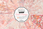 Seamless Digital Paper Water Marble, a Pattern Graphic by Maishop (Thumbnail 1 of 3)