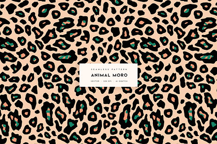 Animal Moro, a Pattern Graphic by MalyskaStudio