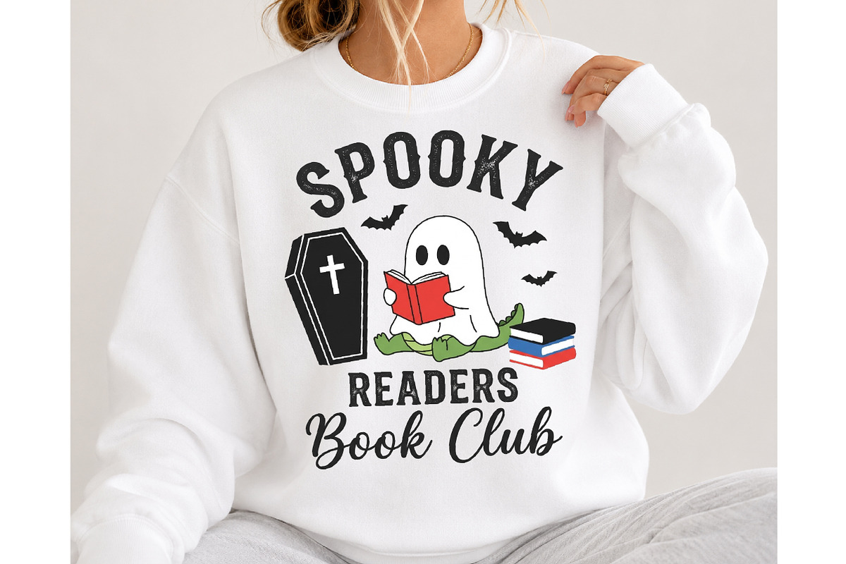 Spooky Readers Book Club PNG, a Seasonal Illustration by DreamCafeArt (Photo 4 of 7)