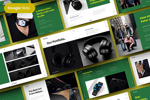 Peter - Business Google Slide, a Presentation Template by Dens Creative Studio