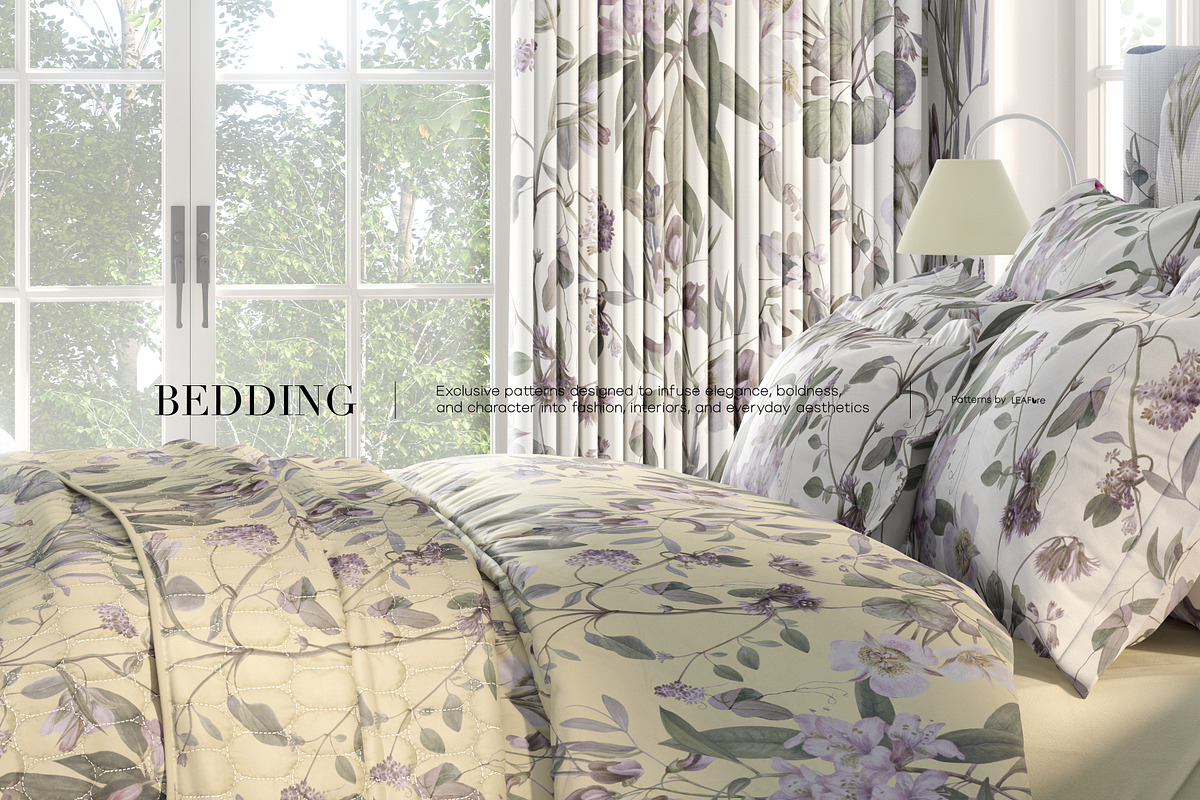 Vintage Botanical Patterns & Motifs, a Pattern Graphic by LEAFure (Photo 4 of 10)