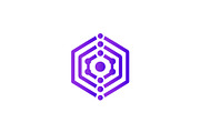 Modern Hexagonal Tech Atom Logo, a Branding & Logo Template by Vectorium Studio (Thumbnail 1 of 9)