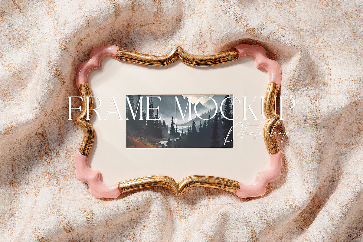 Mid Century Frame Mockup 30PSD, a Product Mockup by EkaterinaViArt (Photo 8 of 11)