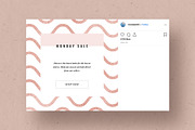 Rosegold Instagram Pack, a Social Media Template by Crevo Studio (Thumbnail 3 of 7)