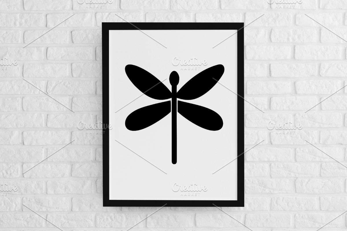 Dragonfly Silhouette SVG, an Animal Illustration by newminddesign (Photo 2 of 3)