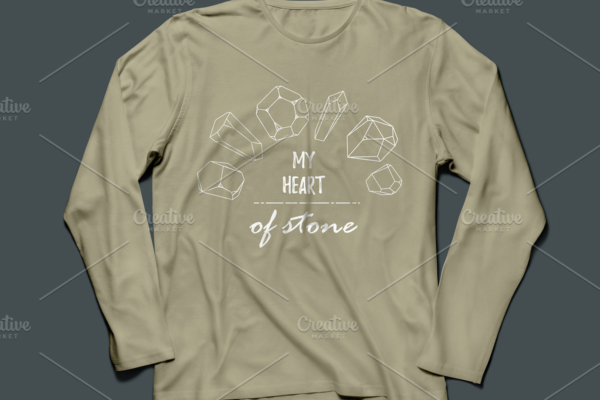 Crystals vector shapes, an Object Illustration by MalinaShop (Photo 5 of 5)