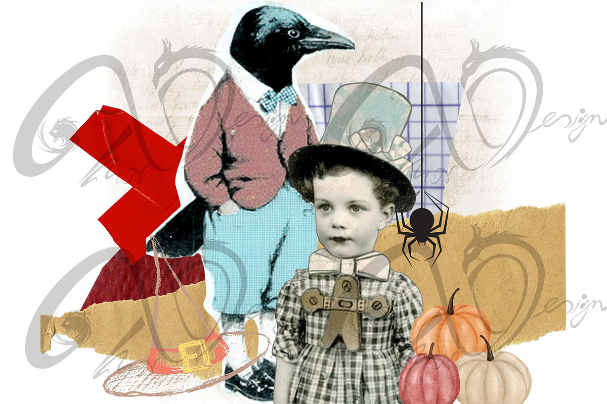 Spooky Sweethearts: whimsical retro, a Person Illustration by NiiiNArt (Photo 2 of 5)
