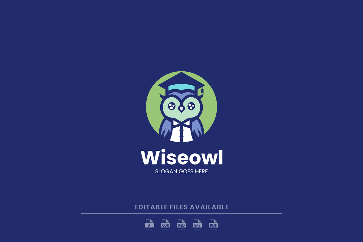 Owl Mascot Logo Design, a Branding & Logo Template by Artnivora.Std