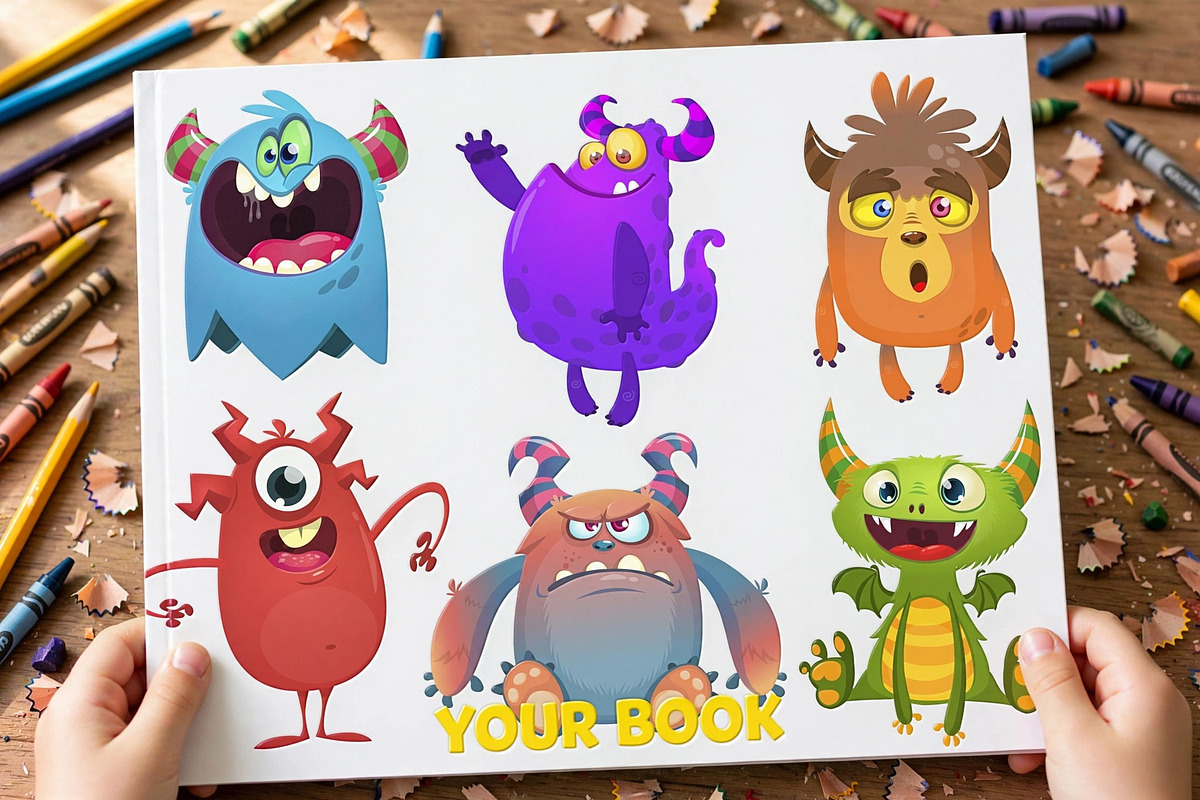 Doodle Creatures - 6 Cute Monsters, a Decorative Illustration by D R A W K M A N (Photo 3 of 5)