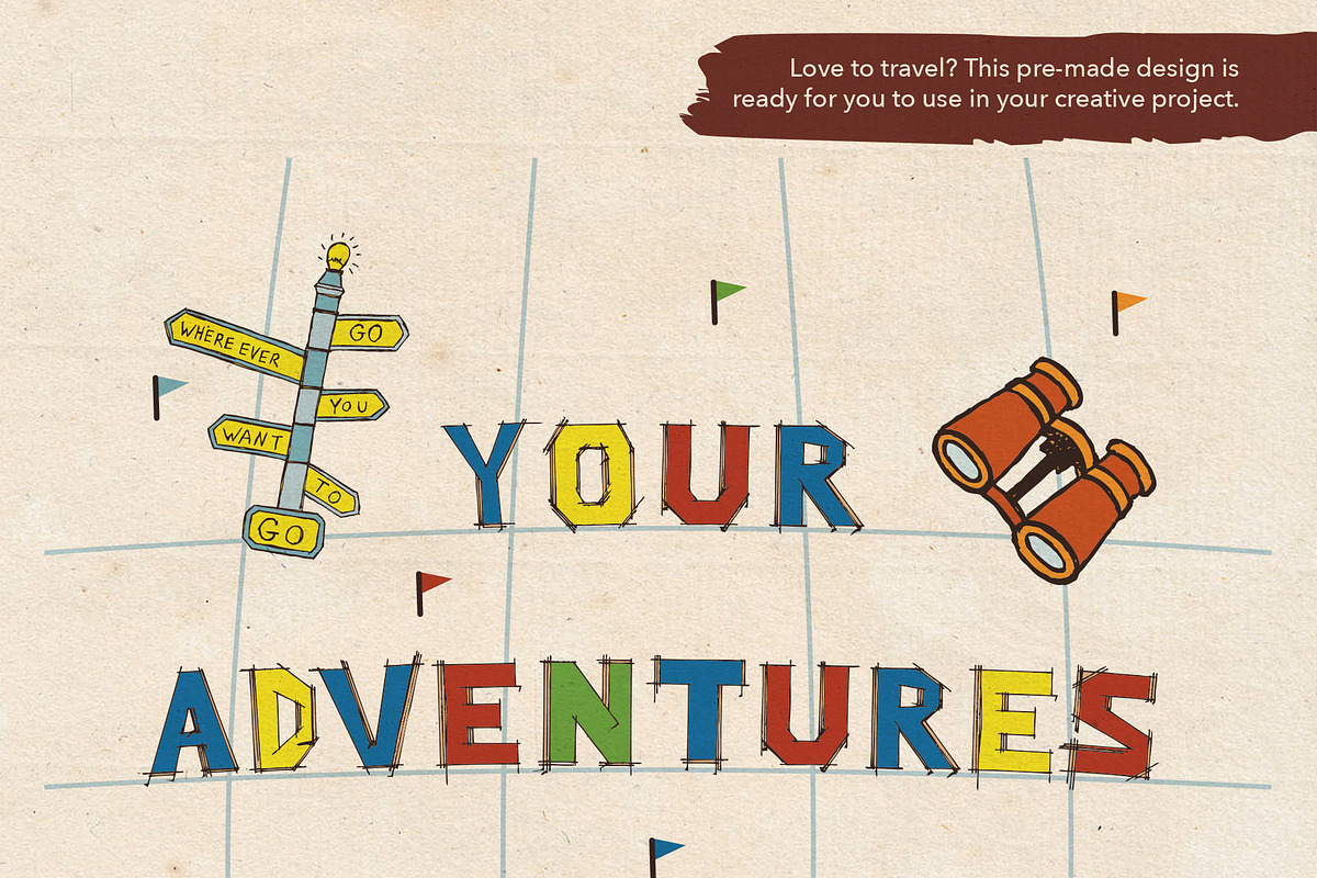 The Adventurous Bear / The Traveller, a Texture Illustration by YENTY JAP CO (Photo 2 of 4)