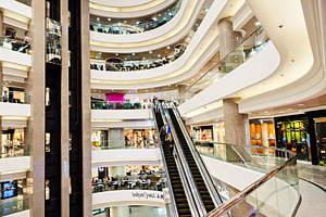 Times Square mall, a Photo by saiko3p
