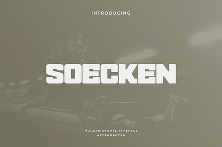 Soecken - Modern Display Typeface, a Slab Serif Font by garismantra