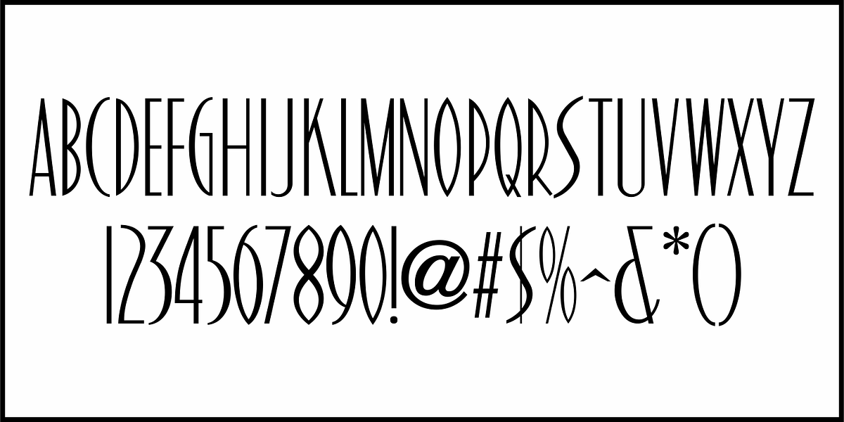 Now Showing JNL, a Font by Jeff Levine Fonts (Photo 3 of 5)