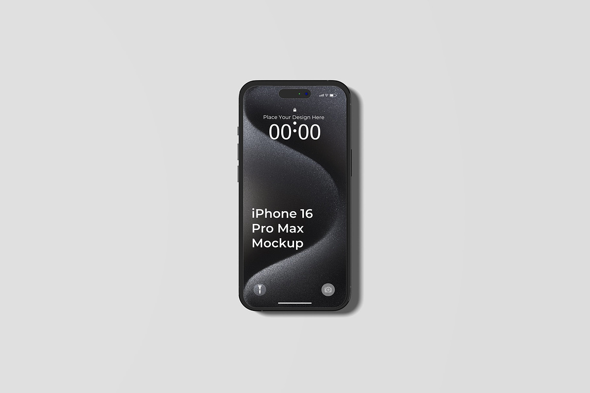 iPhone 16 Pro Max Mockups, an iPhone Mockup by Lxadesign (Photo 9 of 14)