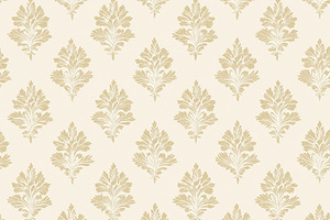 Damask seamless pattern with vintage floral ornament forming a c, a Pattern Graphic by Studio ANNA