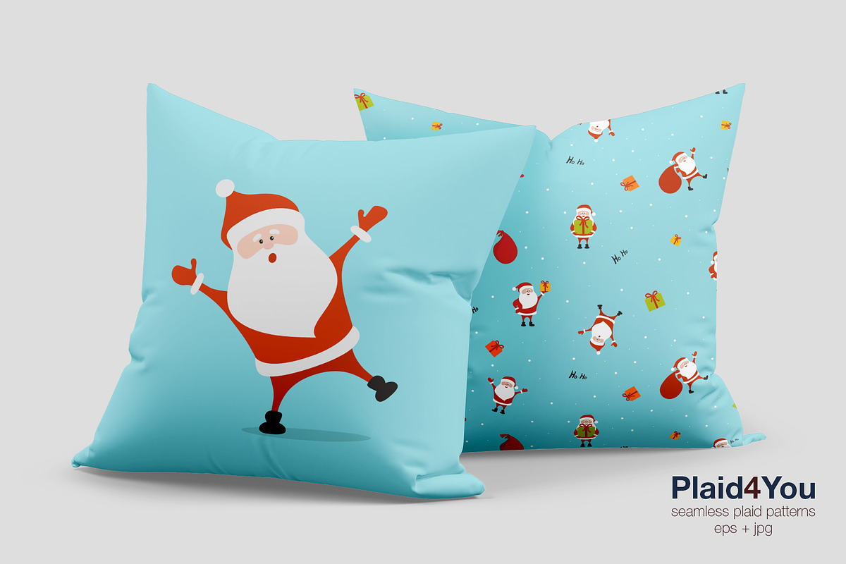 Santa Claus Illustrations & Pattern, a Decorative Illustration by Plaid4You (Photo 8 of 9)