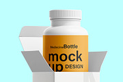 Supplement Bottle Mockup Bundle, a Packaging Mockup by pixelmock (Thumbnail 24 of 35)