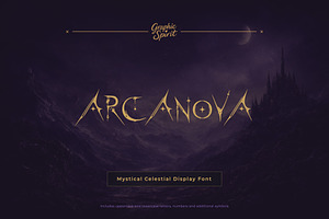 Arcanova Decorative Font