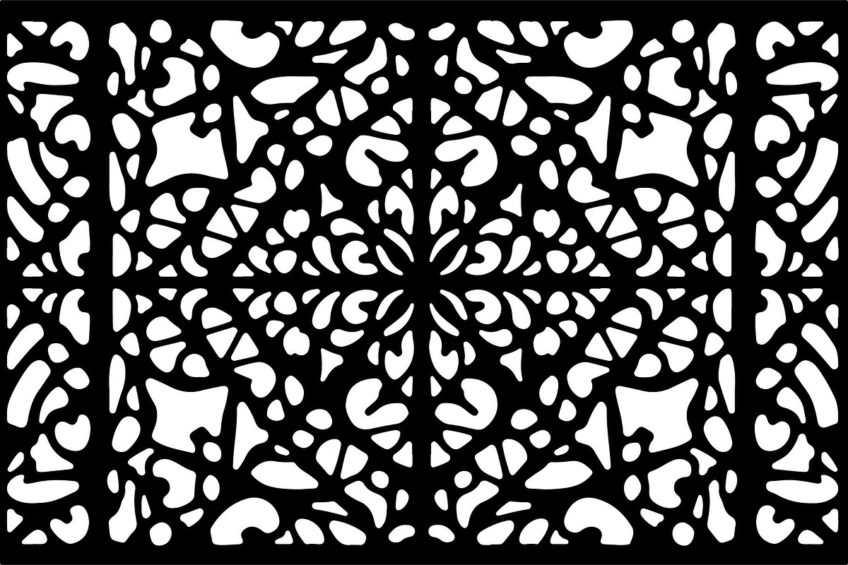 Geometric Laser Cut Panel Set, an Object Graphic by jahid234 (Photo 13 of 13)