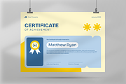 Modern Certificate Of Achievement, a Stationery Template by Annora Studio (Thumbnail 5 of 6)