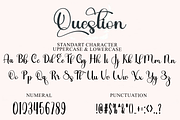 Question, a Handwritten Font by InermediaSTUDIO (Thumbnail 6 of 7)