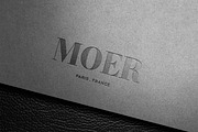 Deboss Logo Mockup Moer, a Product Mockup by sagesmask.com (Thumbnail 1 of 3)