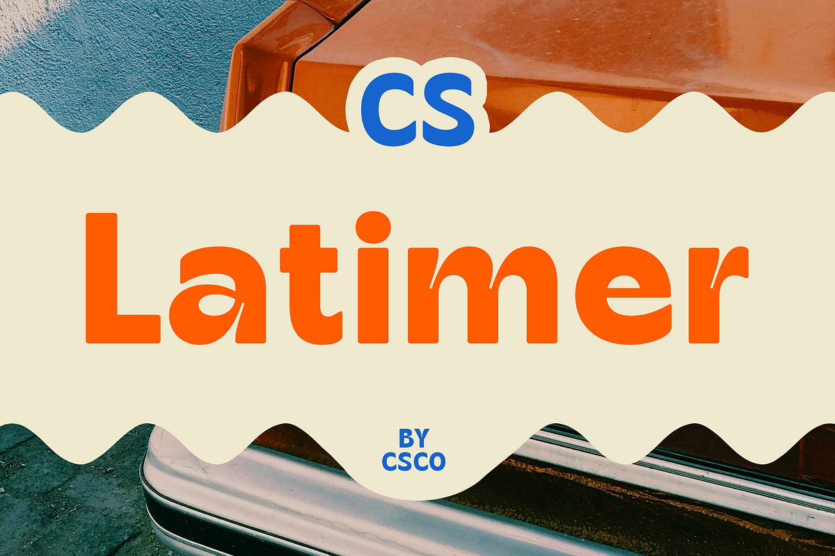 CS Latimer – Retro Font, a Sans Serif Font by Craft Supply Co. (Photo 1 of 8)