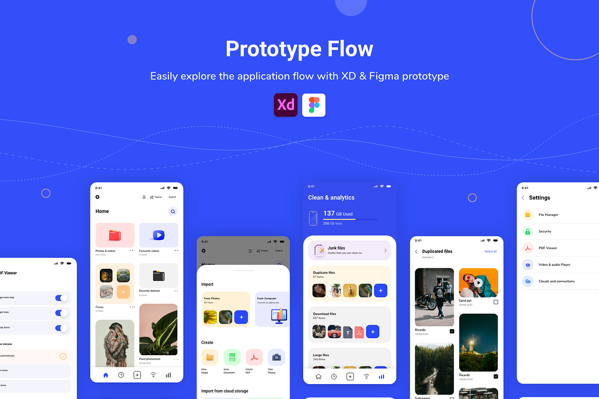 Handler - File Manage UI Kit for iOS, an App Template by Ragul Creates (Photo 6 of 8)