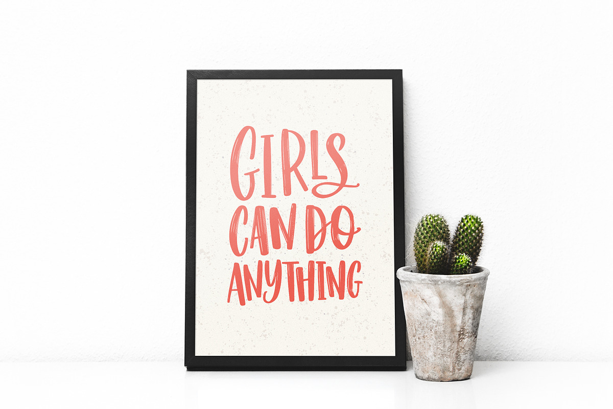Girls can do anything card, a Decorative Illustration by Good Studio (Photo 2 of 3)