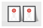 Certificate, a Stationery Template by silukEight (Thumbnail 4 of 6)