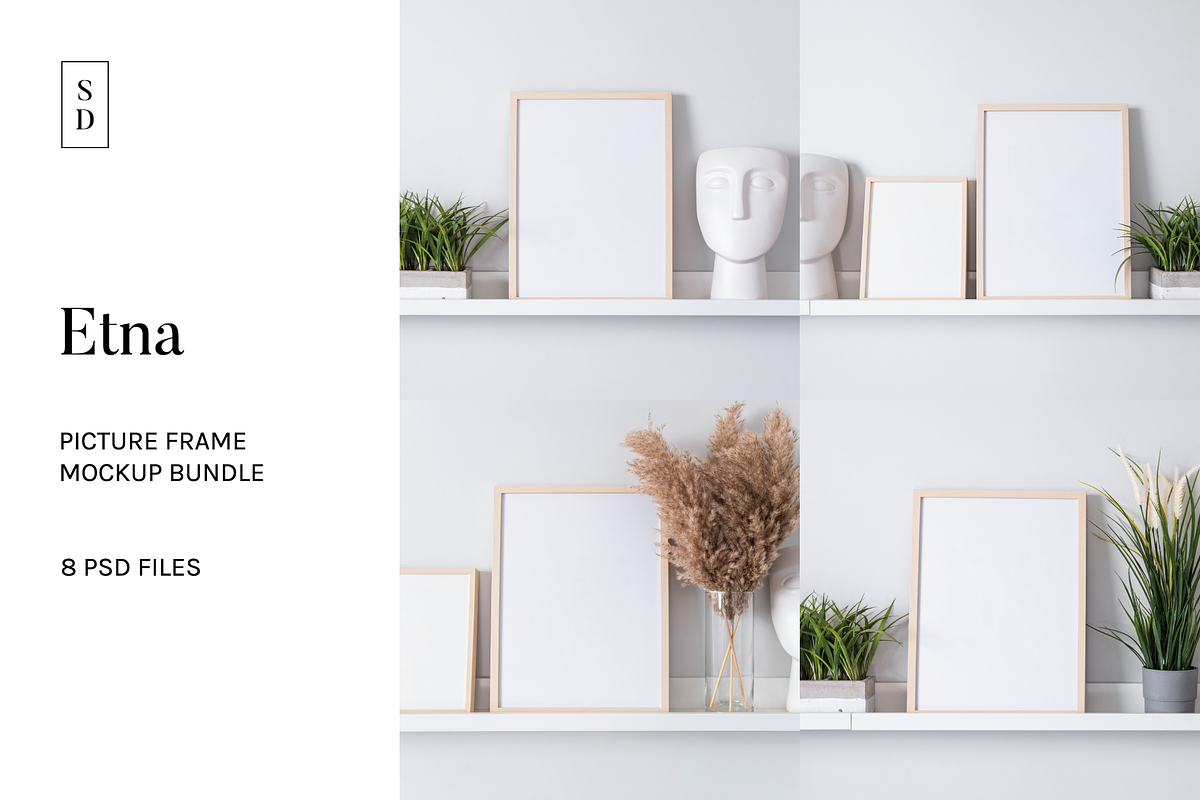 Frame Mockup Bundle - Etna, a Household Mockup by Saguaro Digital (Photo 1 of 10)