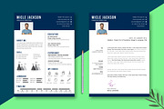 Modern Resume Design Template, a Resume Template by BrandlyTemplate (Thumbnail 3 of 3)