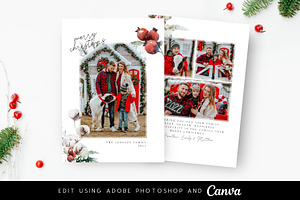 Christmas Card Template CC134