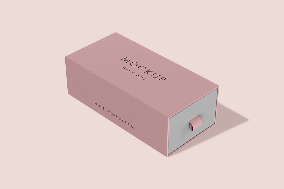 Gift Box Mockup - Size 6, a Product Mockup by Mockupdaddy (Photo 1 of 6)