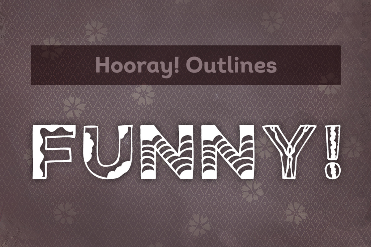 Hooray! Hand-drawn Fonts preview 2