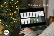 Christmas Instagram Template - Canva, a Social Media Template by Godbout Studio (Thumbnail 4 of 6)