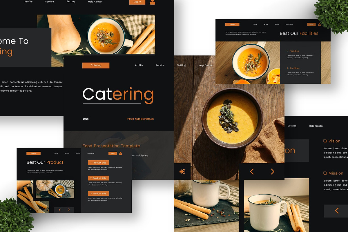 Catering - Food Keynote, a Presentation Template by Deepslide Studio (Photo 4 of 6)