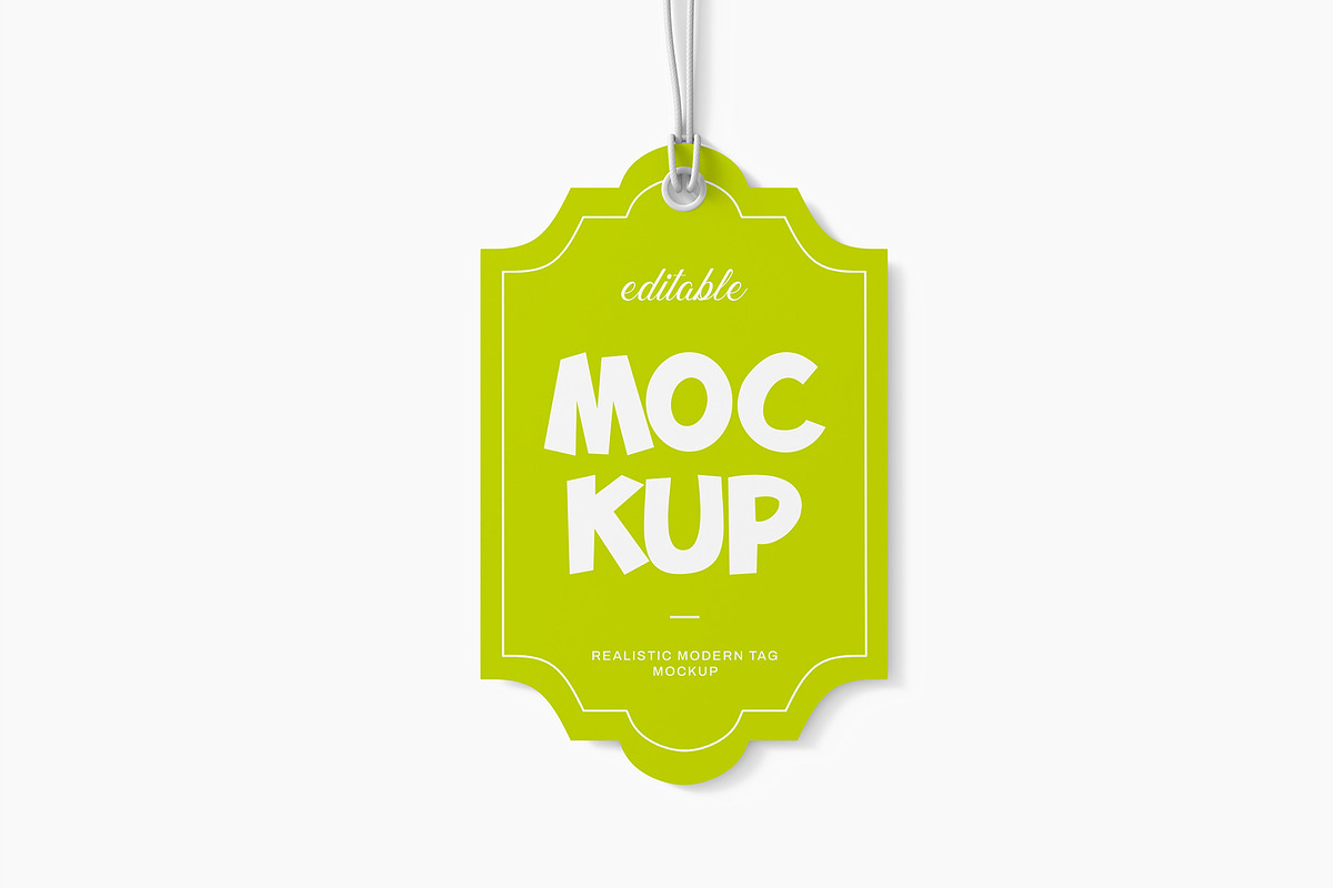 Clean Minimal Price Tag PSD Mockup, a Product Mockup by graphypix (Photo 1 of 4)