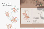Vintage Peony Bouquet, a Pattern Graphic by Collection by VY (Thumbnail 4 of 9)