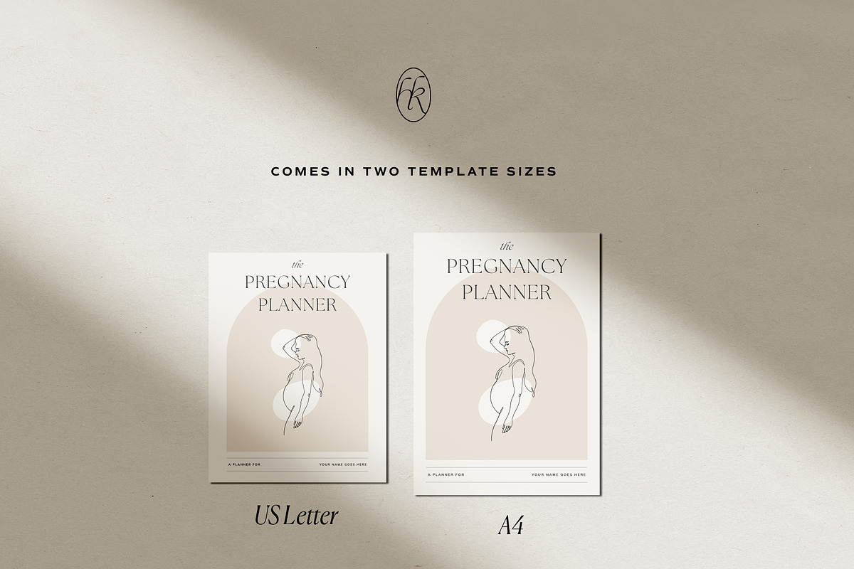 Pregnancy Planner Canva Template, a Presentation Template by HelloKarla (Photo 6 of 7)