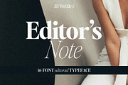 Editor's Note 16Font Editorial Serif, a Serif Font by Jen Wagner Co (Thumbnail 1 of 16)