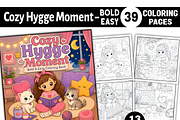 Cozy Hygge Moment Coloring Book, a Decorative Illustration by Ink Gallery (Thumbnail 1 of 8)