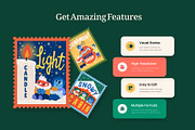 80 Christmas Stamp Bundle, a Seasonal Illustration by Vectors Market (Thumbnail 2 of 12)