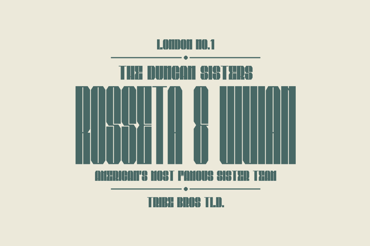 Bauhead Typeface | Font preview 6