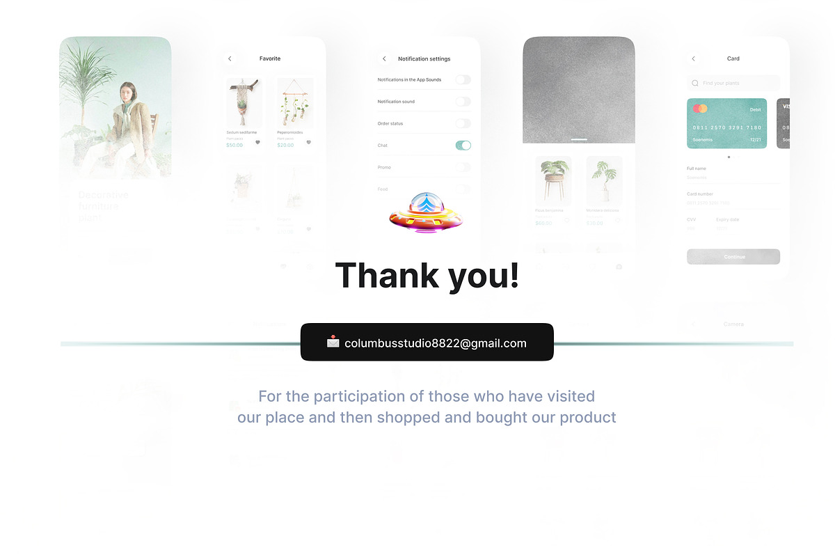 Plant Shop, an UI Kit Template by Korsa Agency (Photo 6 of 6)