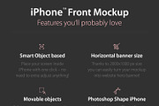 iPhone™ Front Mockup, an iPhone Mockup by eppearance (Thumbnail 4 of 4)