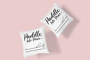 Paddle Into Peace Canoe Line Art, an Object Illustration by Ghagra (Thumbnail 5 of 6)