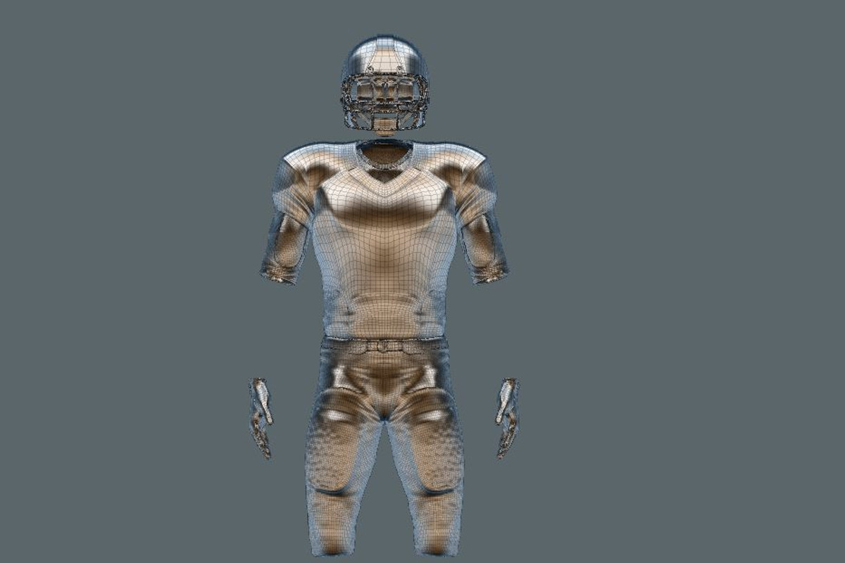 American Football Uniform 3d model, a Characters & Person 3D Model by Bruno's Shop (Photo 3 of 13)