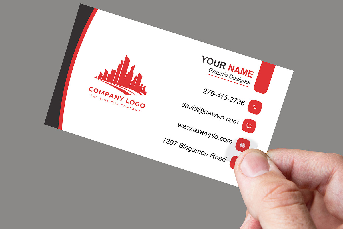 Editable Minimal Business Card preview 4